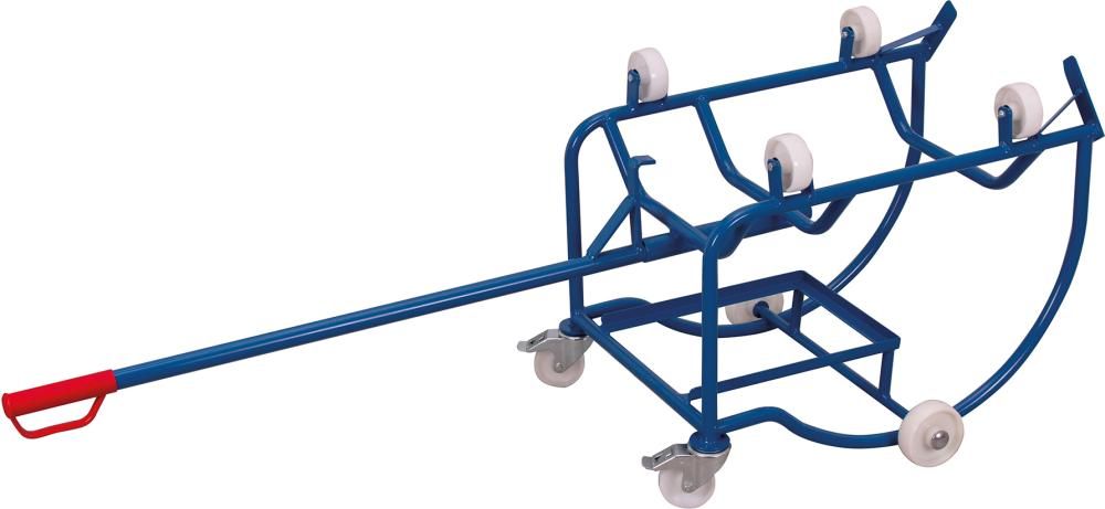 Fasskipper 250 kg mit 4 Kunststoffrollen VarioFit