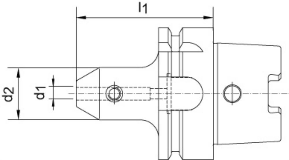 FORTIS Flächenspannfutter, HSK63
