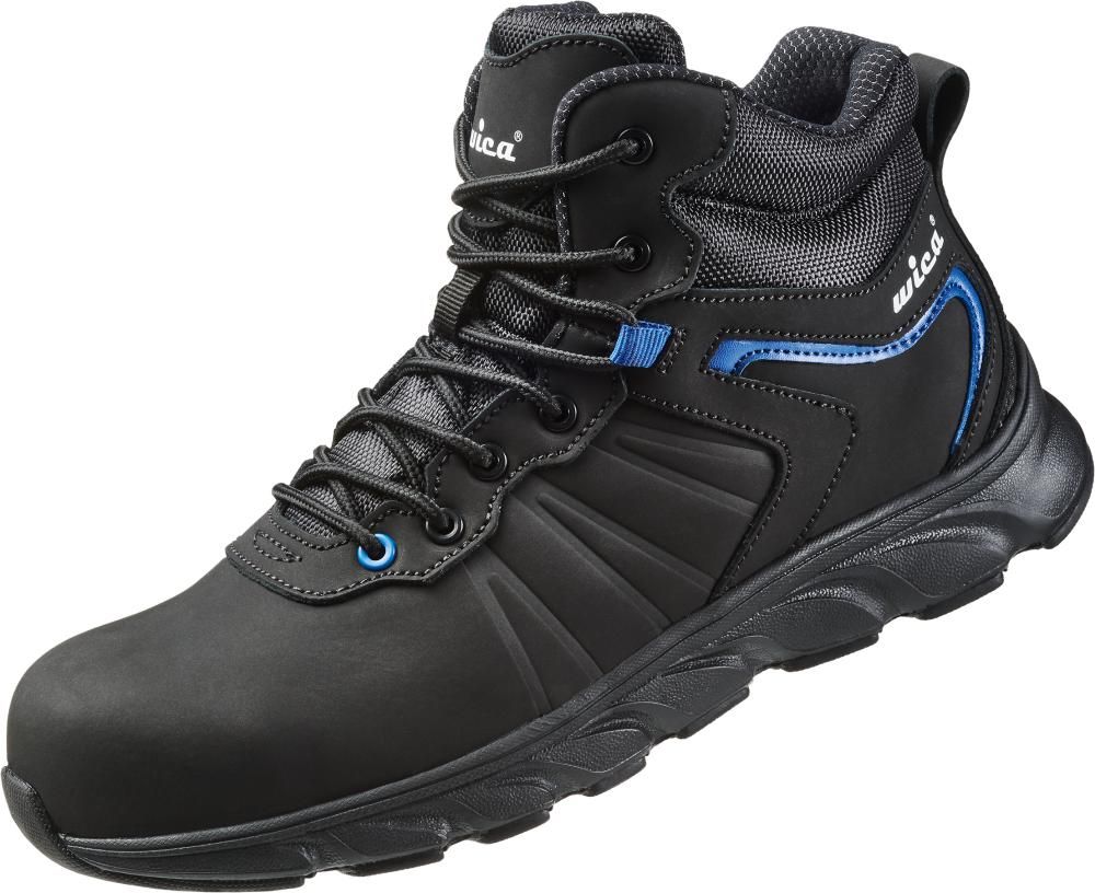 Schnürstiefel MATHI Schwarz, Blau, S3 SRC Gr. 37 WICA