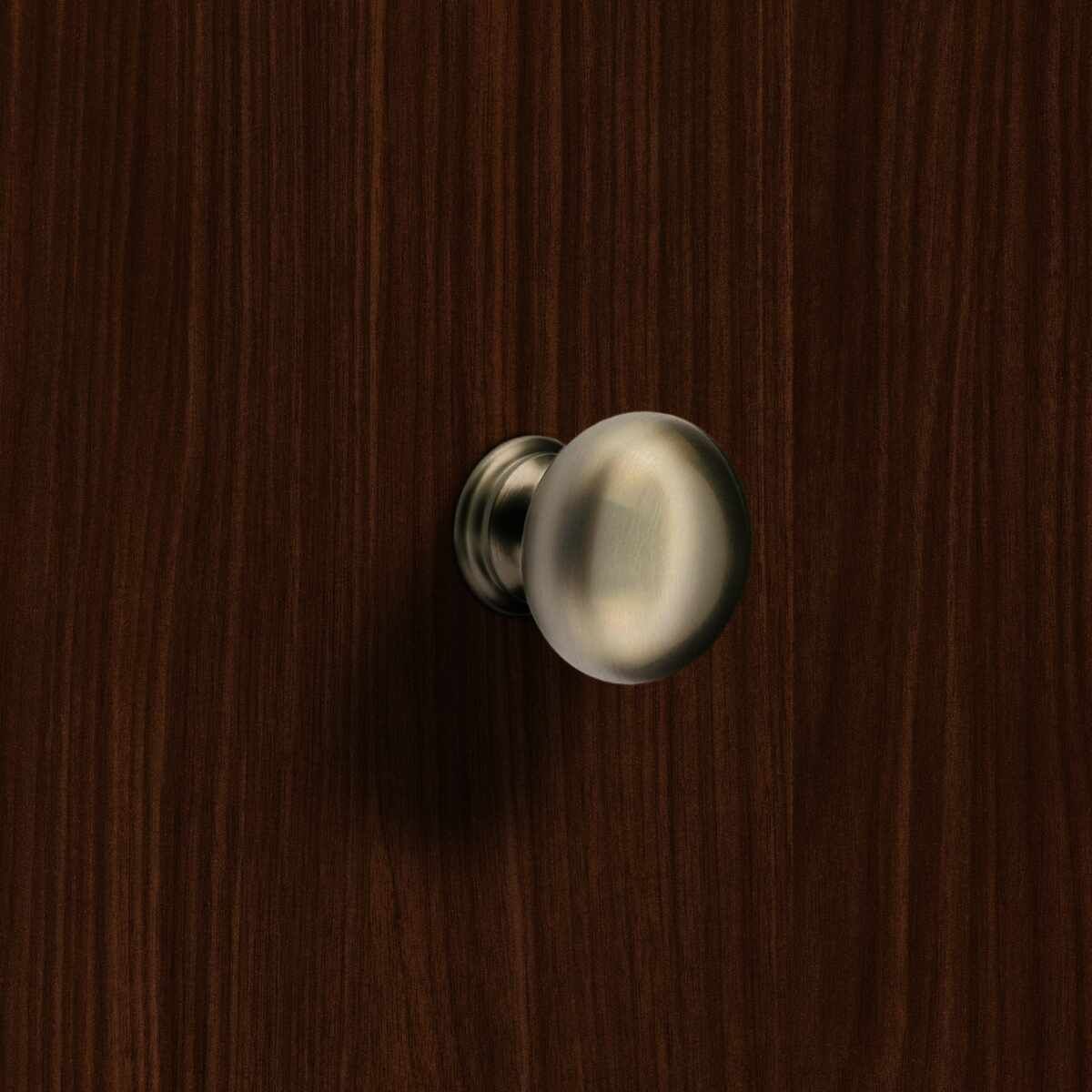 MÖBELKNOPF CIRPI Ø30 BR/EDELSTAHL OPTIK