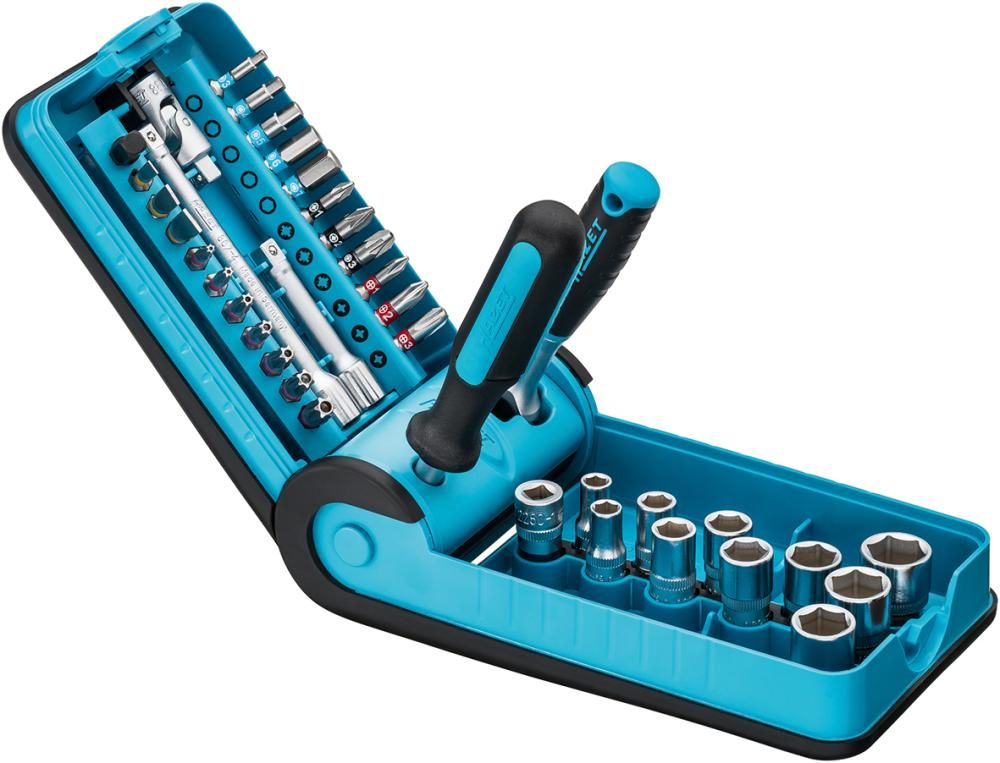 Steckschlüssel-Garnitur 1/4" 856-1HP 38-teilig Hazet
