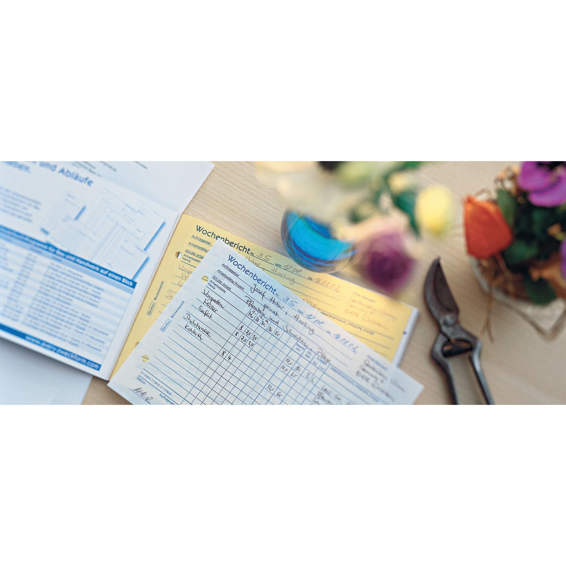 Wochenbericht DIN A5 quer 80Blatt