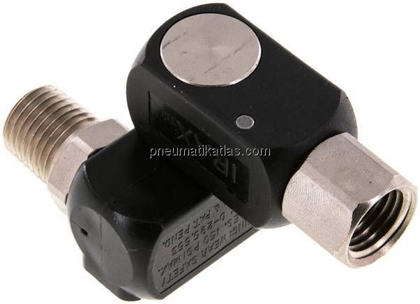 Drehgelenk 3-fach R 1/4" (konisch)(IG)-R 1/4"(AG)