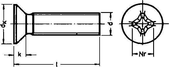 DIN 965 4.8 -H galZn M3x30 KP E-NORMpro