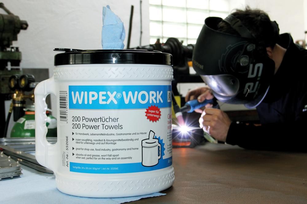 WIPEX-WORK Big Grip Dispenser Bucket Wischtuchspender inkl. Rolle