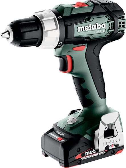 Akku Bohrschrauber BS 18 L SE Metabo 1x2.0Ah 18V / 1x4.0Ah 18VLadegerät SC 30 metaBOX