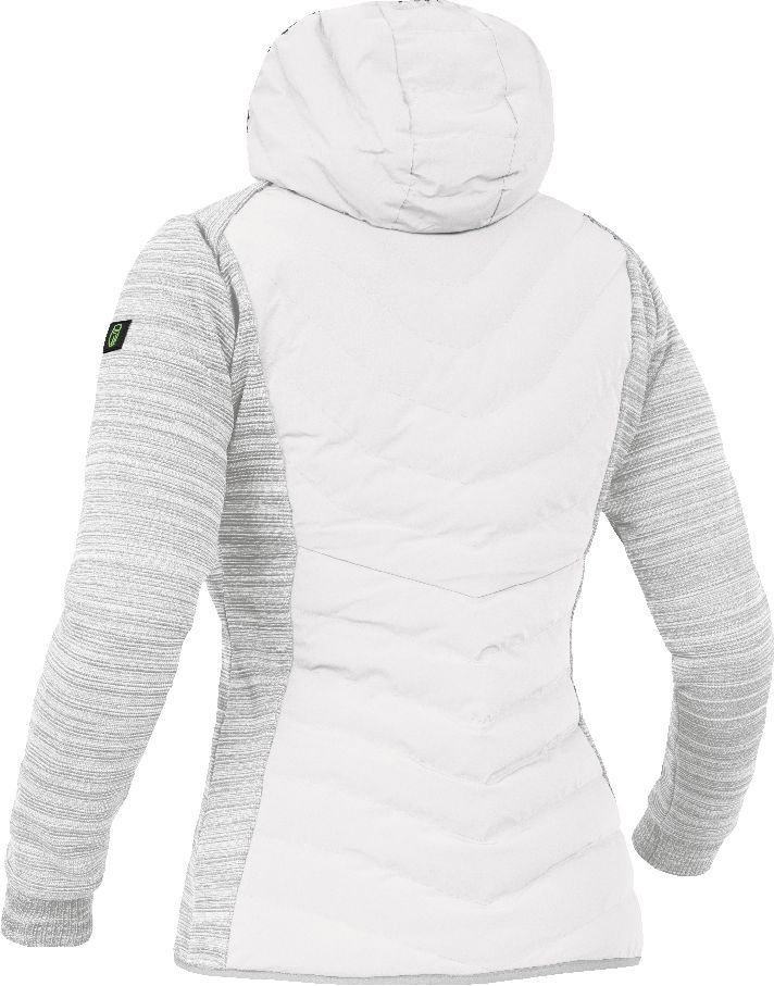 CADHYJ04, Damen Hybridjacke weiß, 42