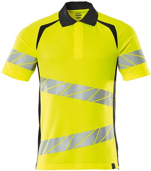 Mascot Accelerate Safe Warnschutz-Polo-Shirt, Gelb, Gr. S