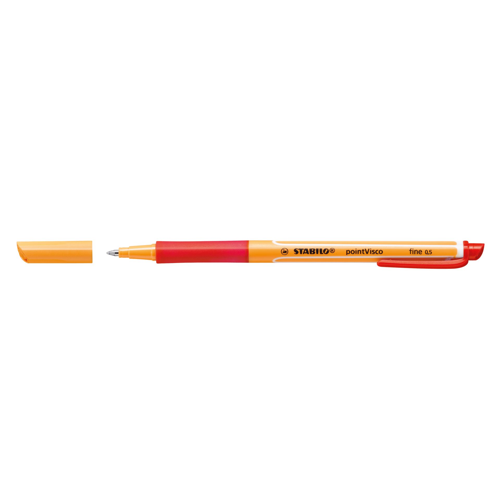 Tintenroller pointVisco 0,5mm Kappenmodell rot