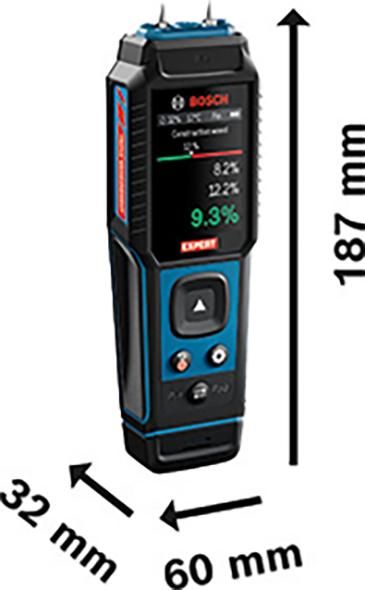 EXPERT-Moisture Meter EXMM3-17+pouch Tasche