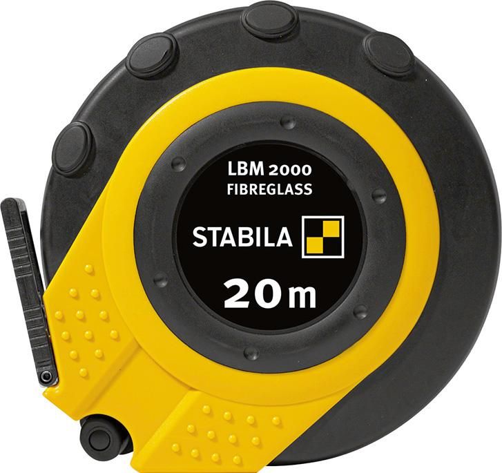 STABILA Kapselbandmaß LBM 2000 FIBREGLASS, 20 m, Glasfaserband