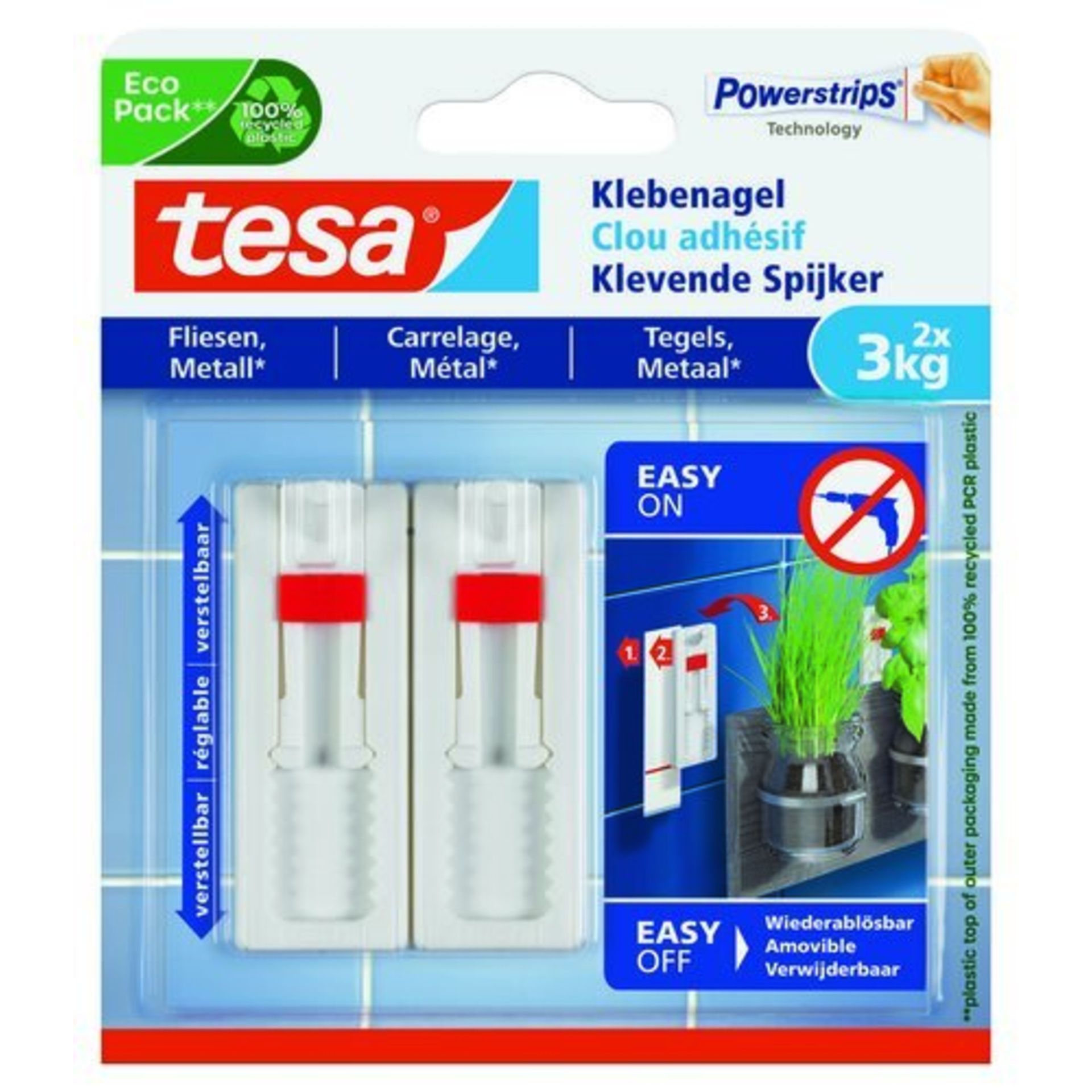Klebenagel 3kg 2 St./Pack.