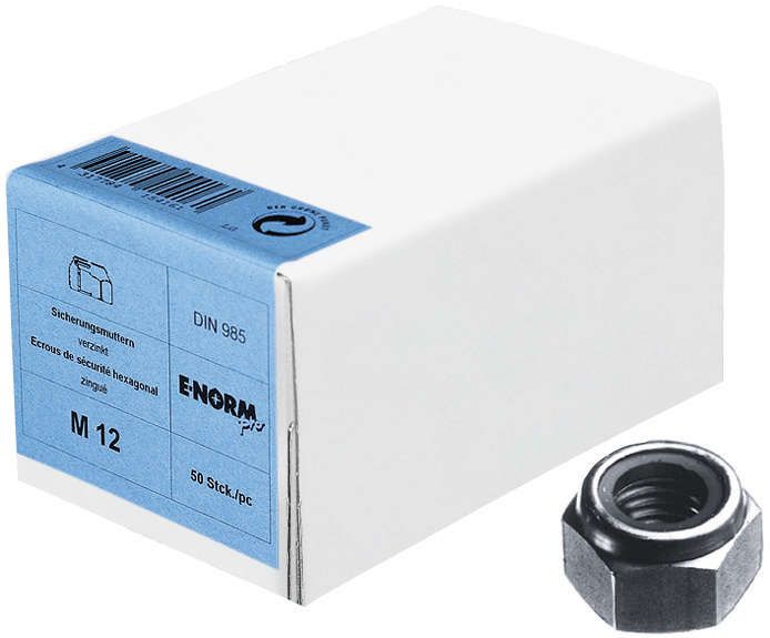 DIN 985 galZn M8 HP E-NORMpro