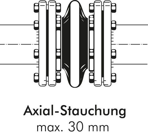 Kompensator, DN32, R 1-1/4" (AG)-R 1-1/4" (AG), EPDM