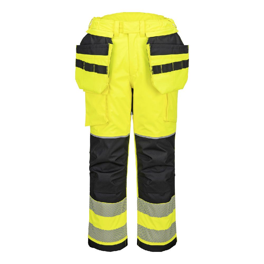 Portwest PW3 Warnschutz-Regenhose, Gelb, Gr. S