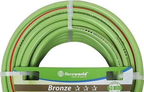 Gartenwasserschlauch 12,5 mm 1/2Z 20 m Bronze Floraworld