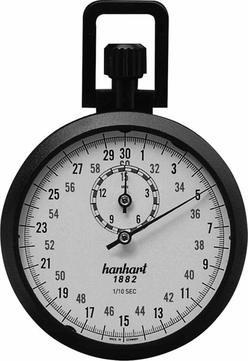 Präzisions-Kronen-Stopper1/10-Sek. 15 Min. HANHART