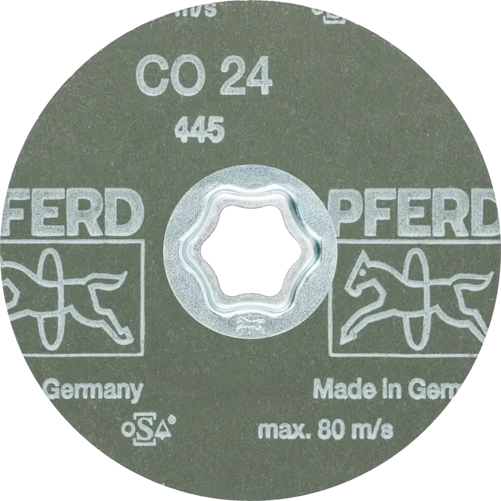 PFERD COMBICLICK Keramikkorn Fiberscheibe Ø 115mm