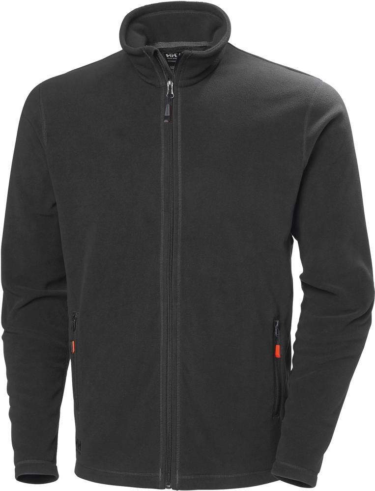 Fleece Jacke Oxford light, dunkelgrau, Gr.2XL