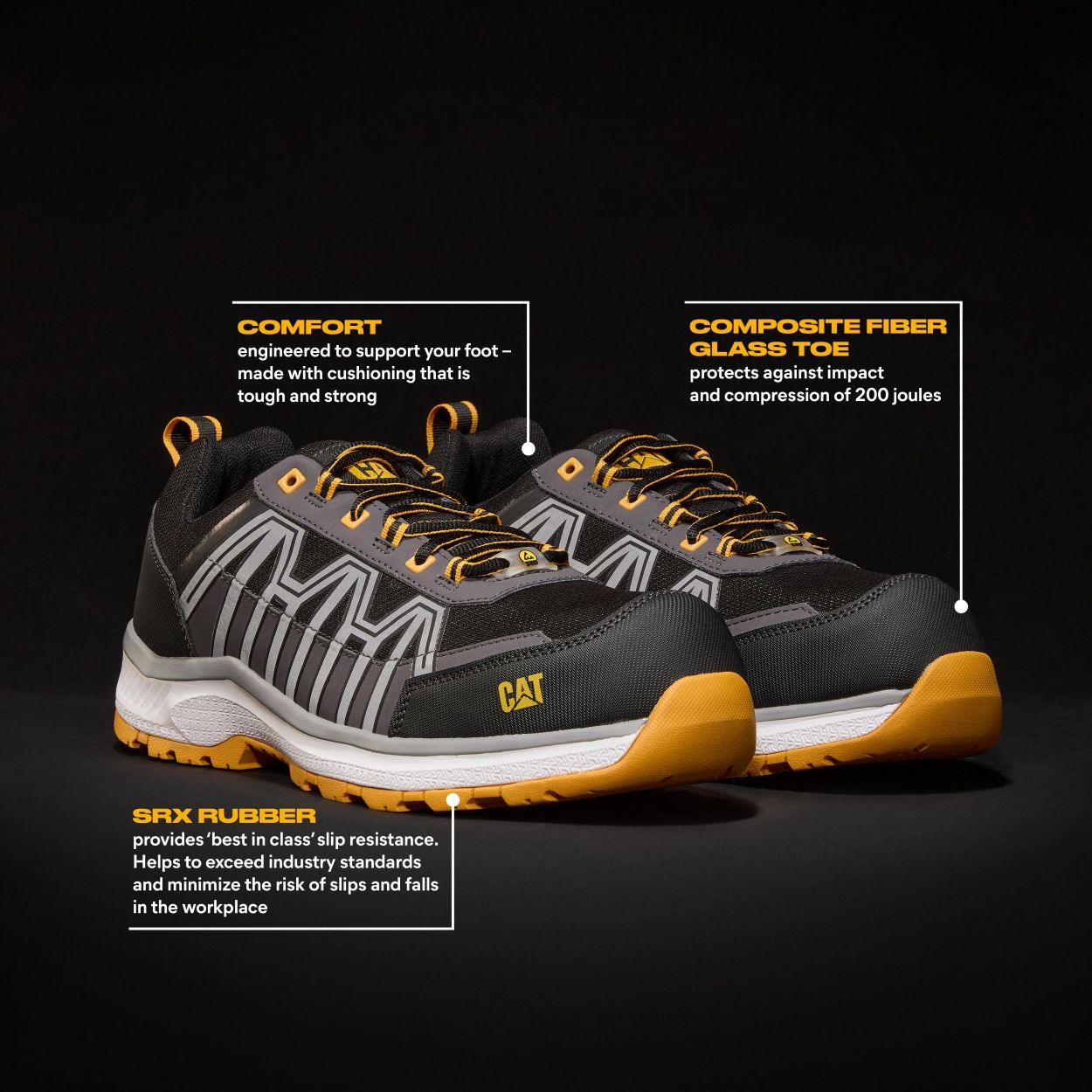 CAT Sicherheitshalbschuh Charge S3