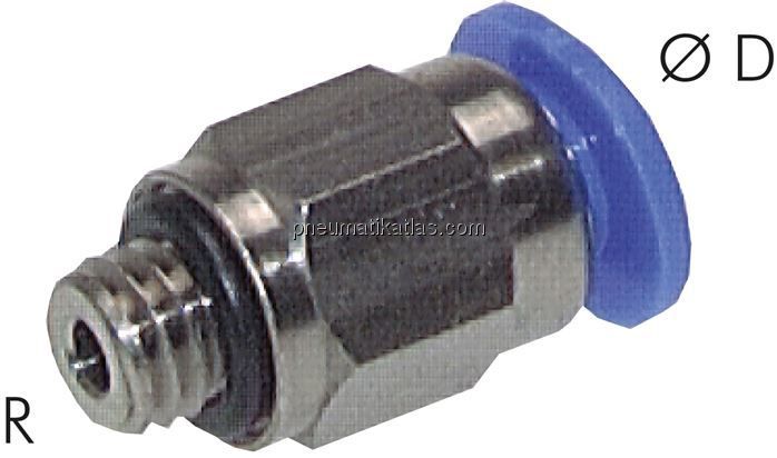 Gerader Steckanschluss M 3-3mm, IQS-Mini
