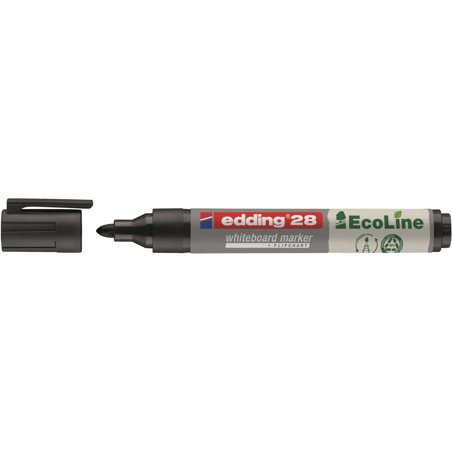 Boardmarker 28 EcoLine 1,5-3mm Rundspitze schwarz