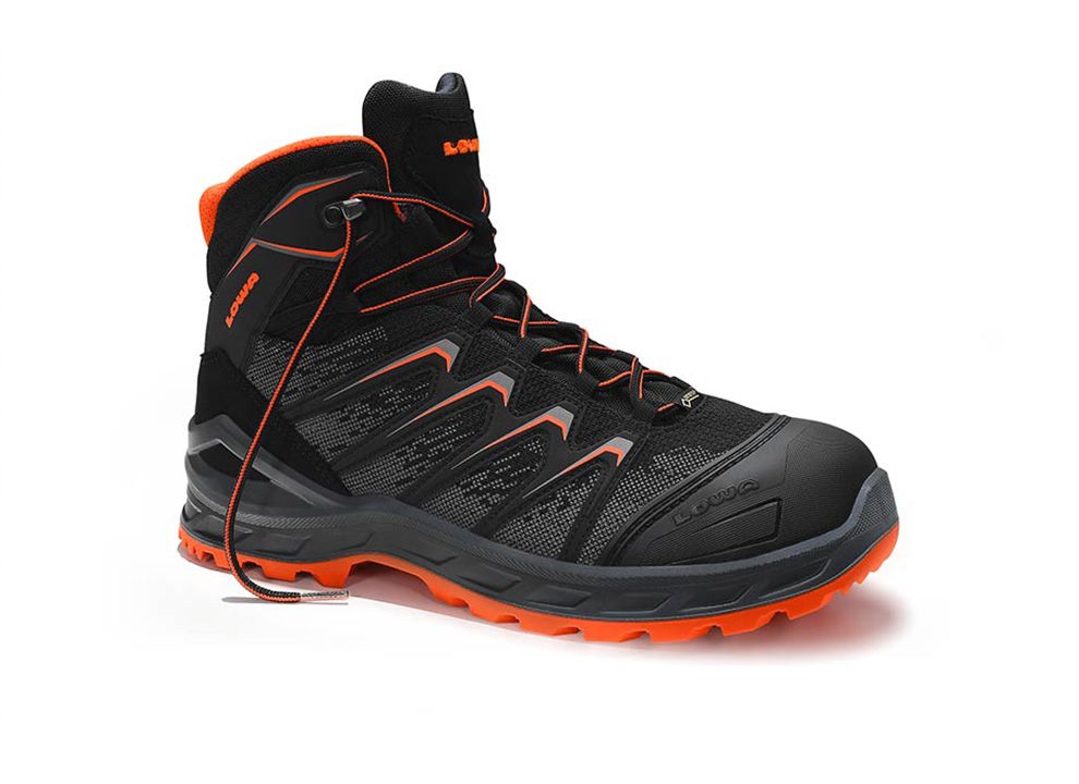ELTEN Sicherheitsschnürstiefel LARROX Work GTX® black Mid S3, Gr. 39