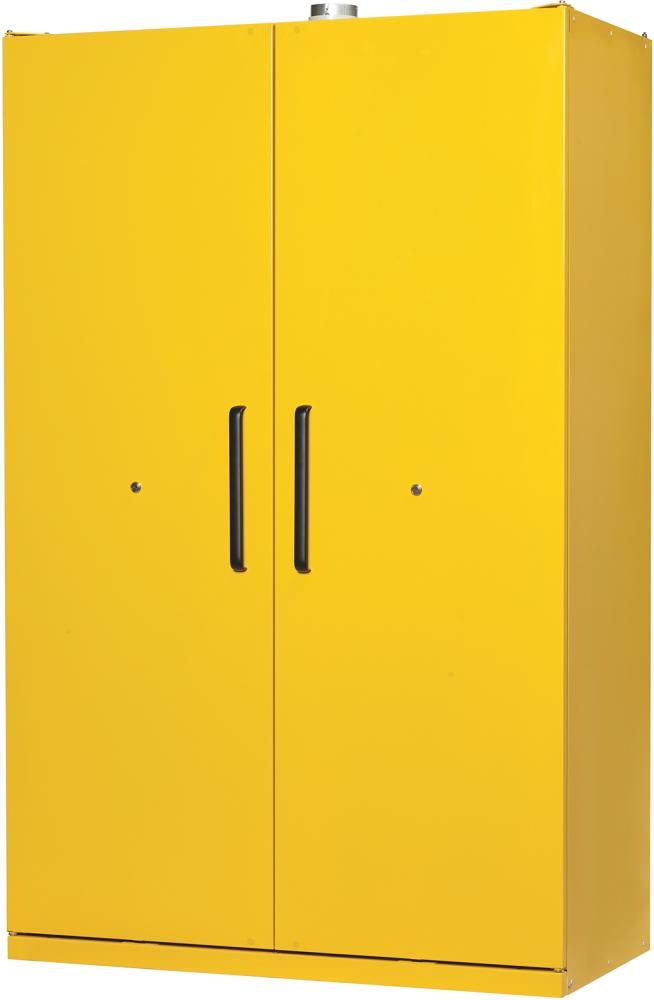 EN-Sicherheitsschrank 90-Minuten nach EN14470-13 Böden, Auffangwanne 2Türen B1200xT600xH2070mm
