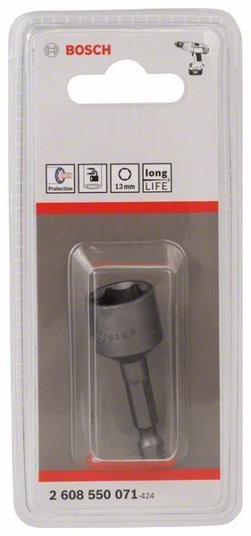 Bosch Steckschlüssel, 50x13mm, M 8, mit Magnet