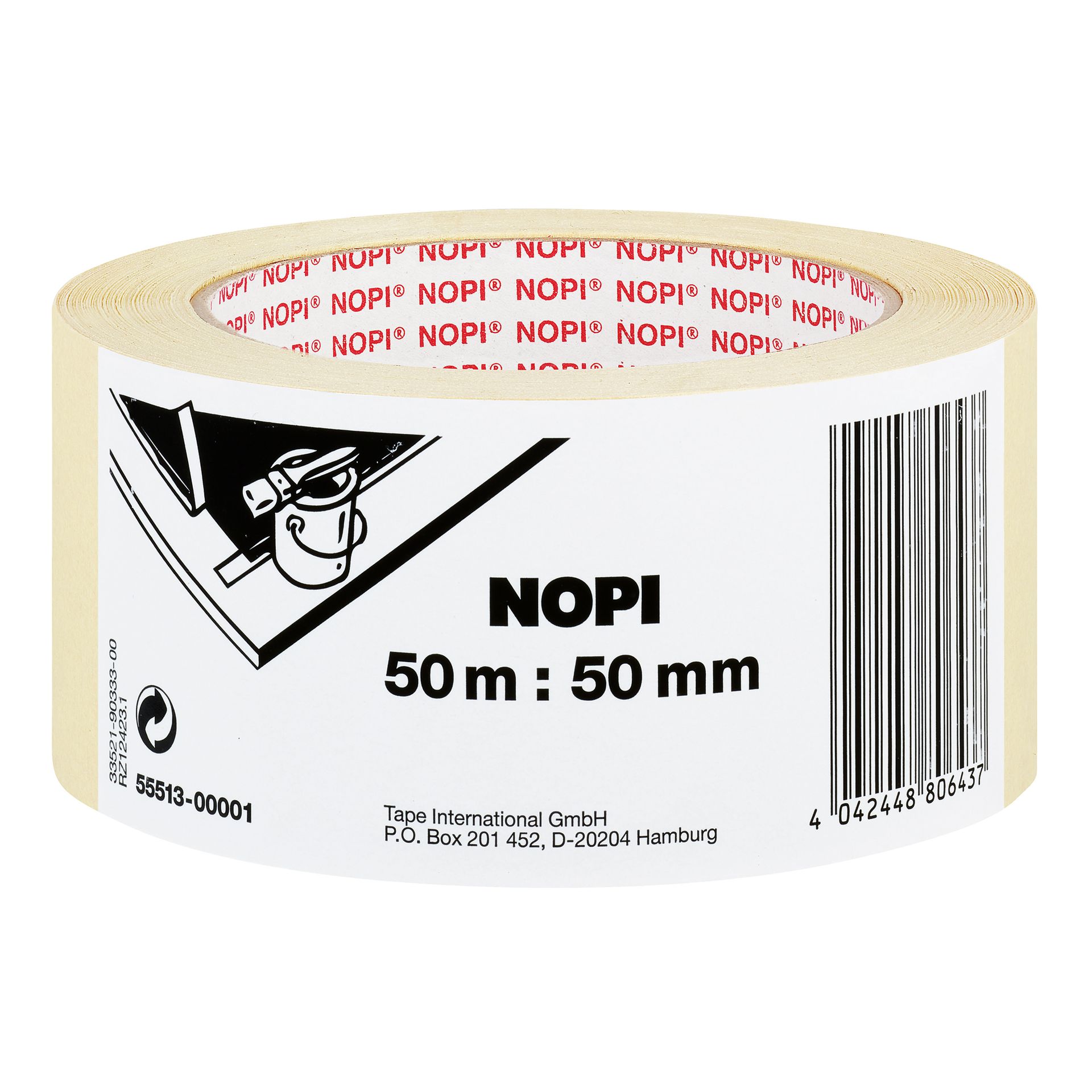 Malerkrepp 50mmx50m beige