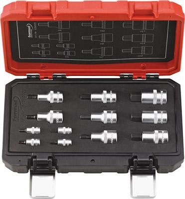 Schraubendrehereinsatz- Satz 1/4" und 1/2" Innensechskant 3-17mm FORMAT