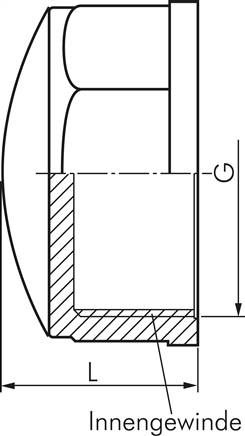Verschlusskappe, PVC-U, Rp 3/8"
