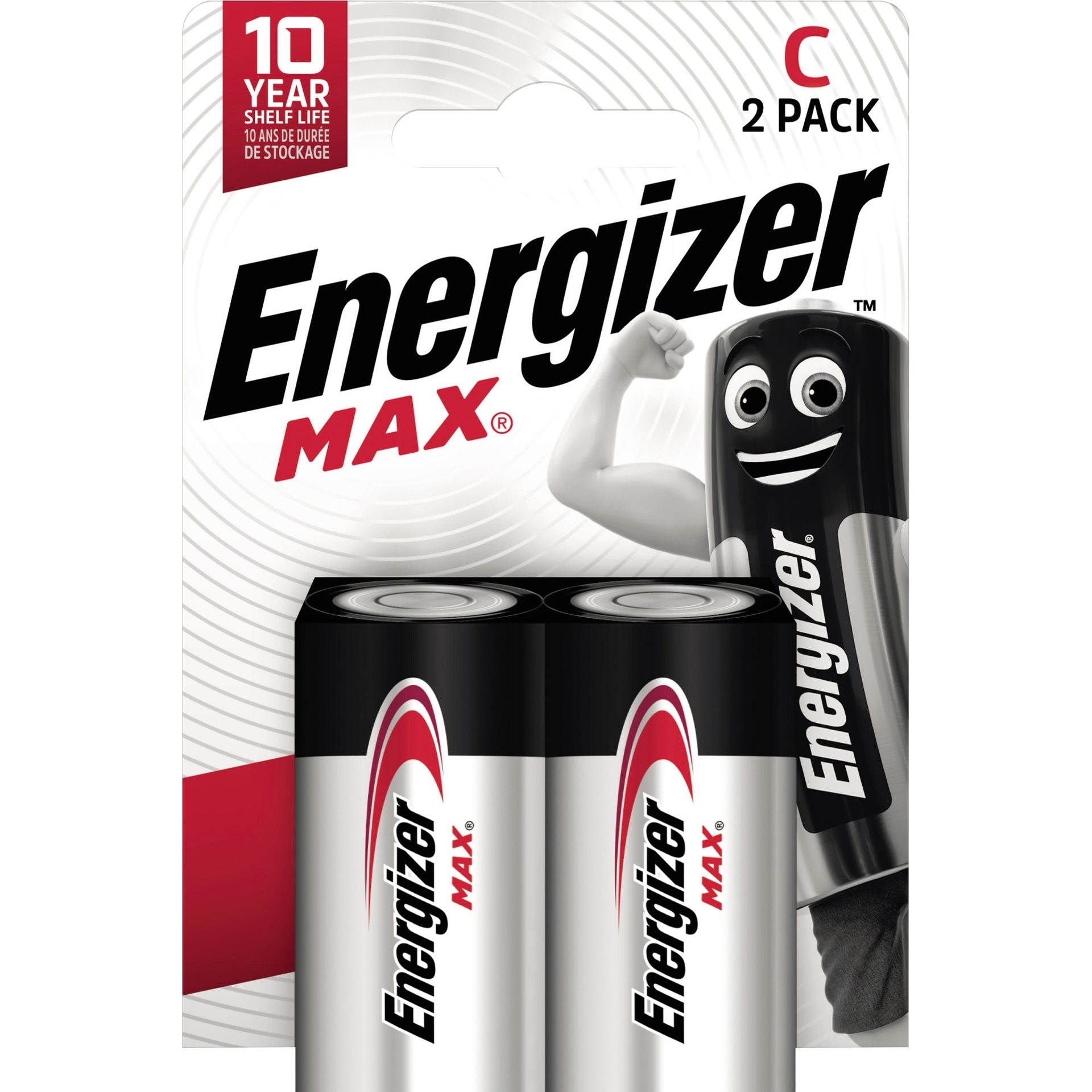 Batterie Max Alkaline C/Baby/LR14 2 St./Pack.