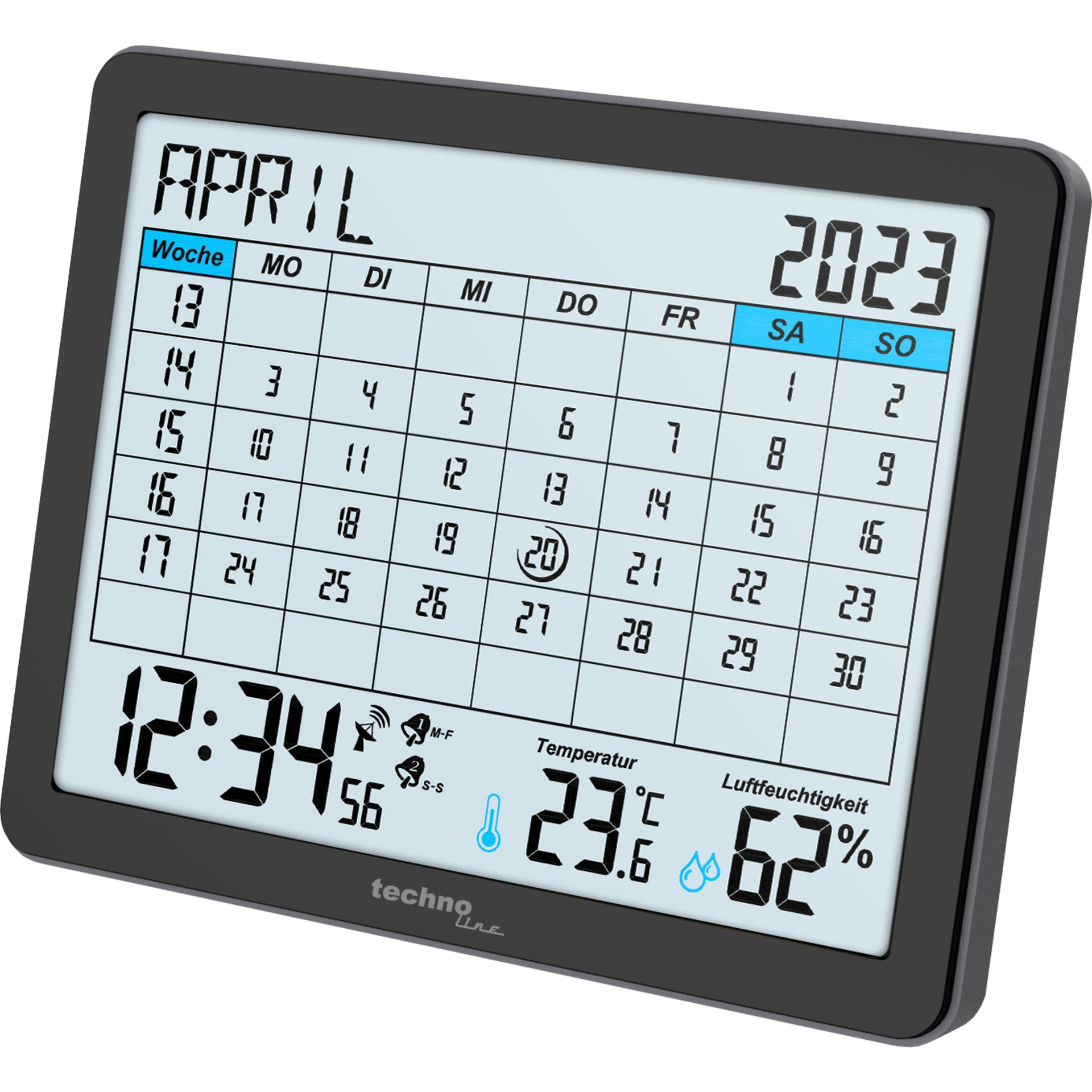 technoline Funk Kalender sw