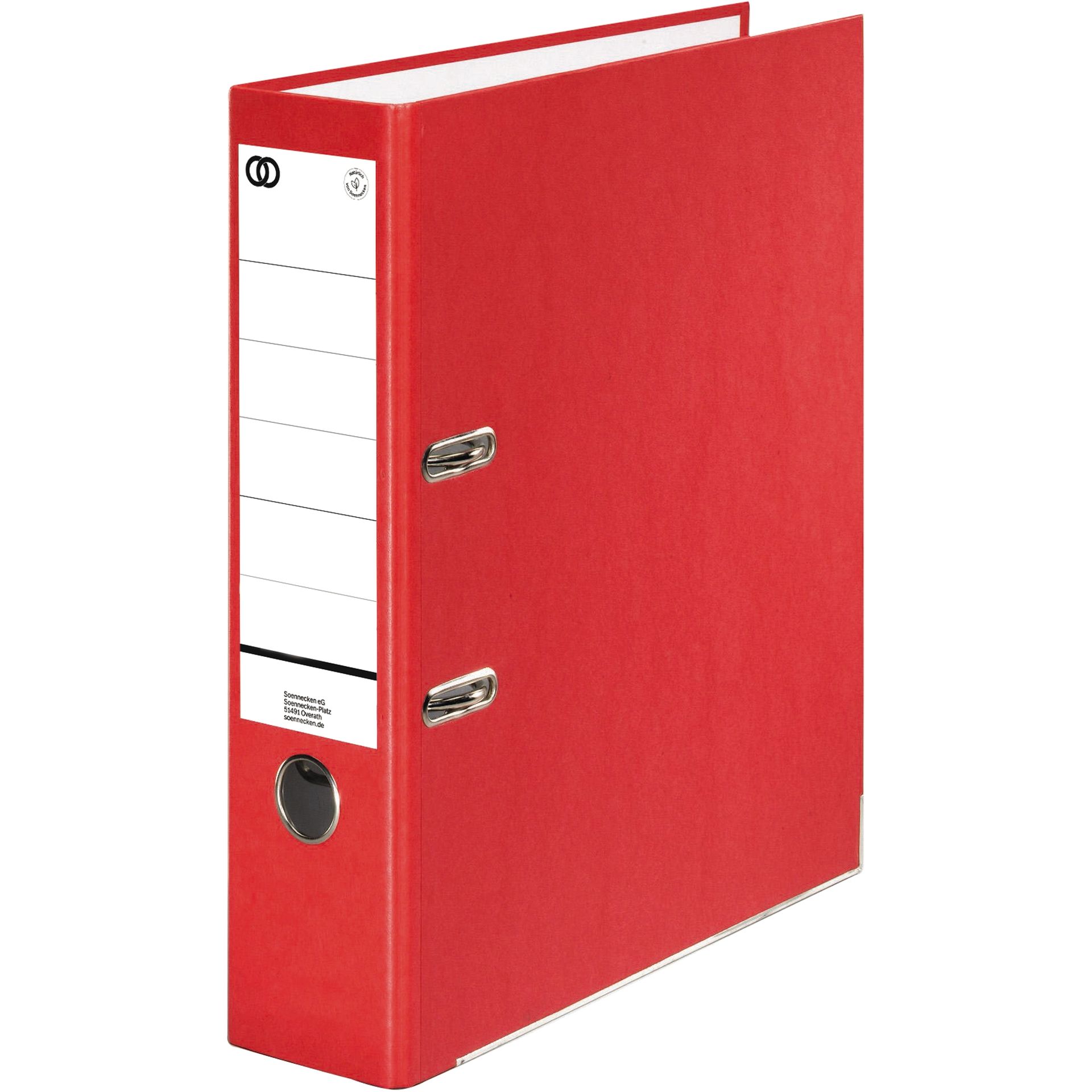 Ordner oeco A4 80mm rot