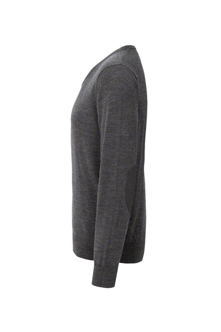 HAKRO V-Pullover Merino-Wolle
