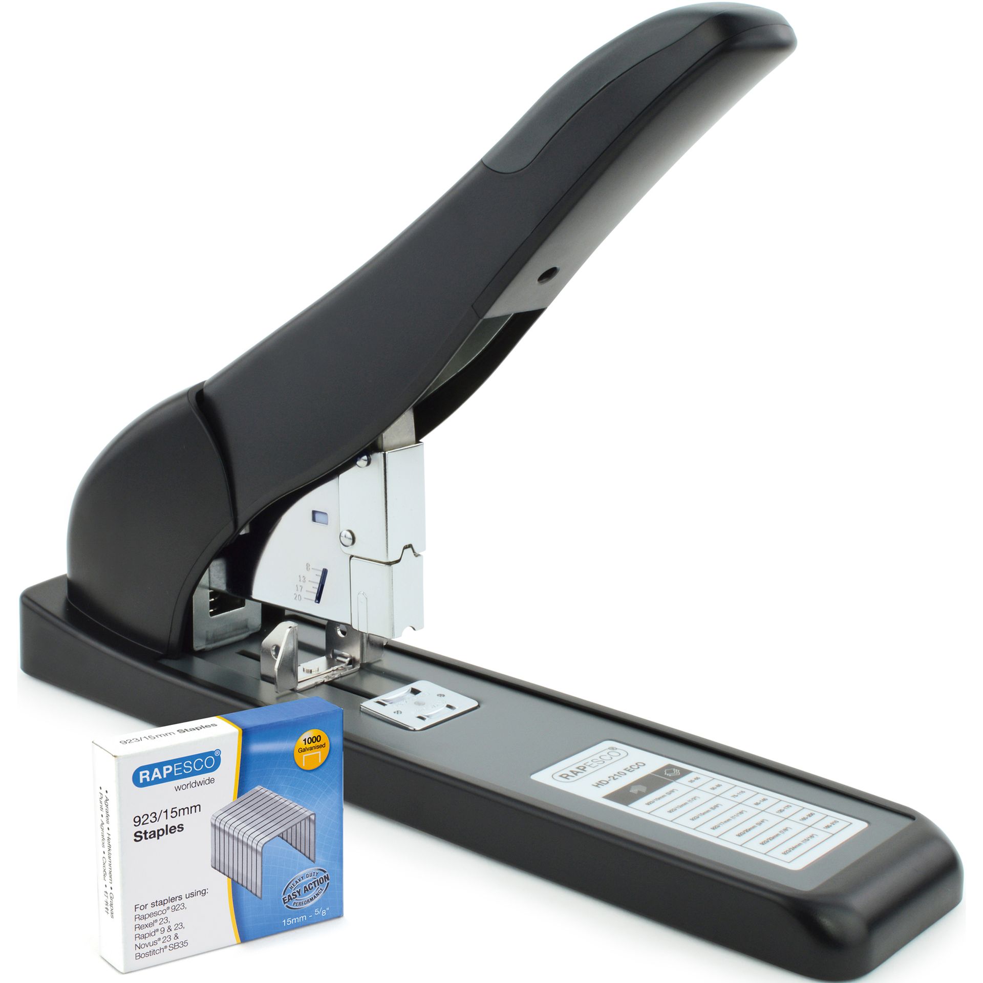 Heftgerät ECO HD-210 Extra Heavy Duty schwarz