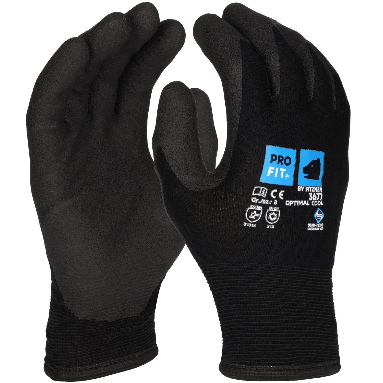 Winter Arbeitshandschuhe "Optimal Cool",HPT, schwarz 10
