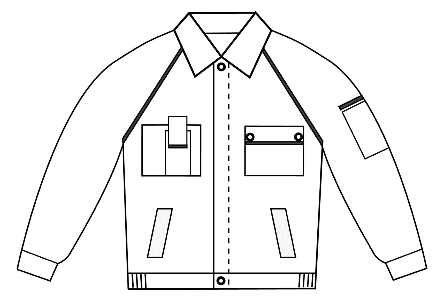 PLANAM Bundjacke, "Canvas320"