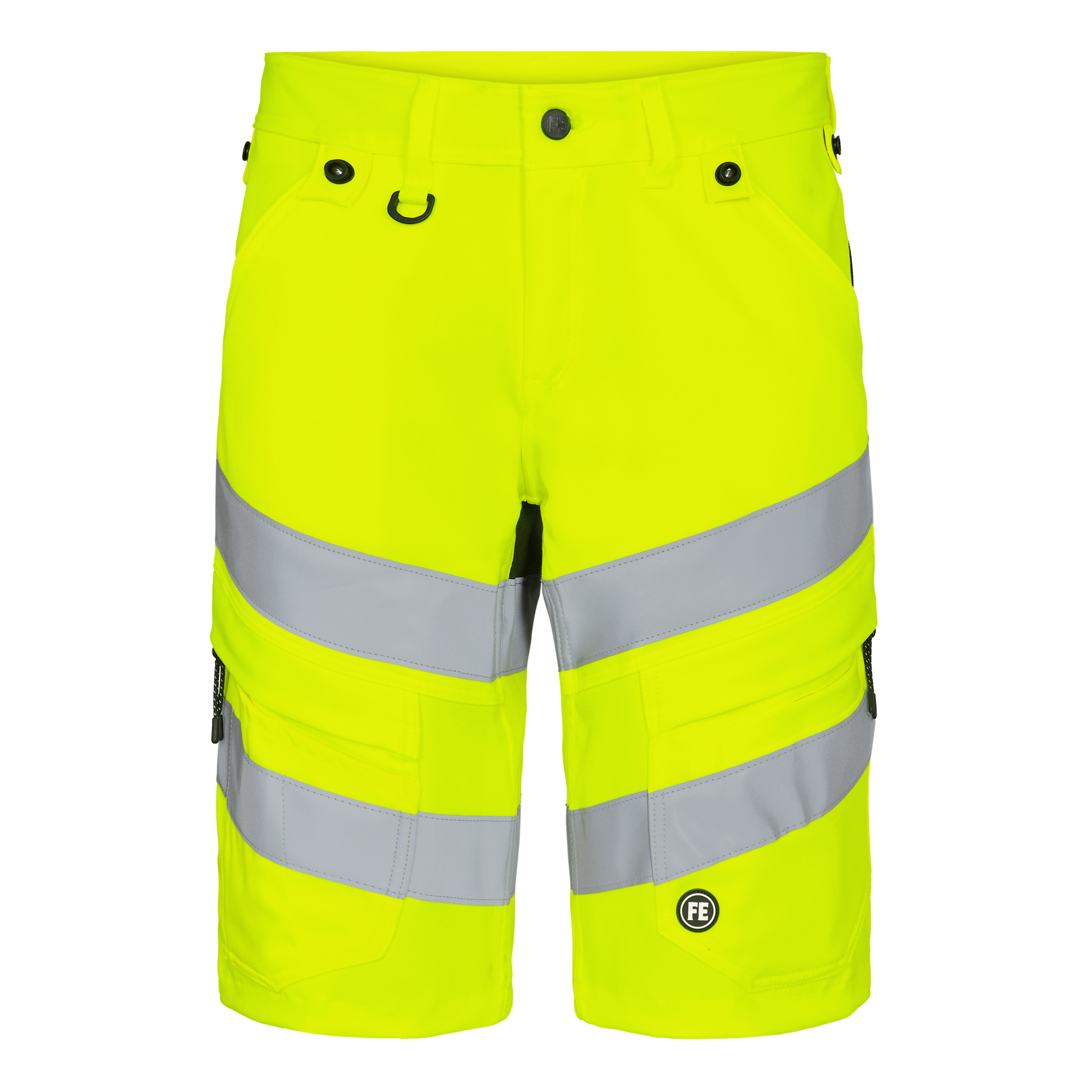 Safety Arbeitsshorts mit 2-Wege-Stretch Gelb/Schwarz, Gr. 74
