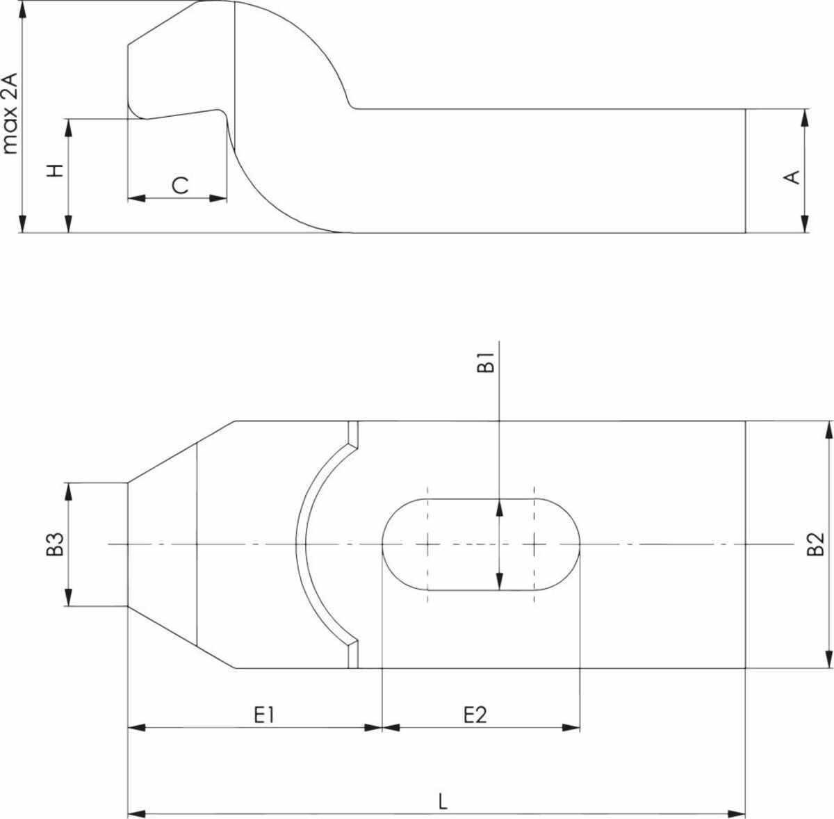 Spanneisen DIN6316 11x100 mm AMF