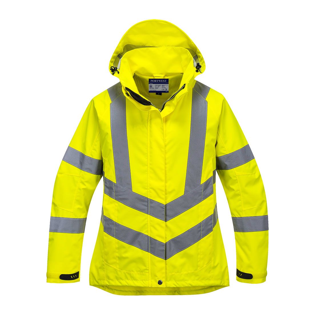 Portwest LW70 Warnschutz-Regenjacke, Gelb, Gr. XS