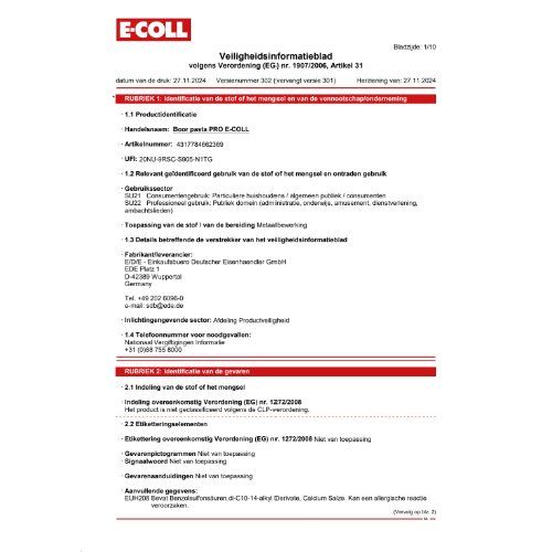 Bohrpaste PRO 20ml E-COLL