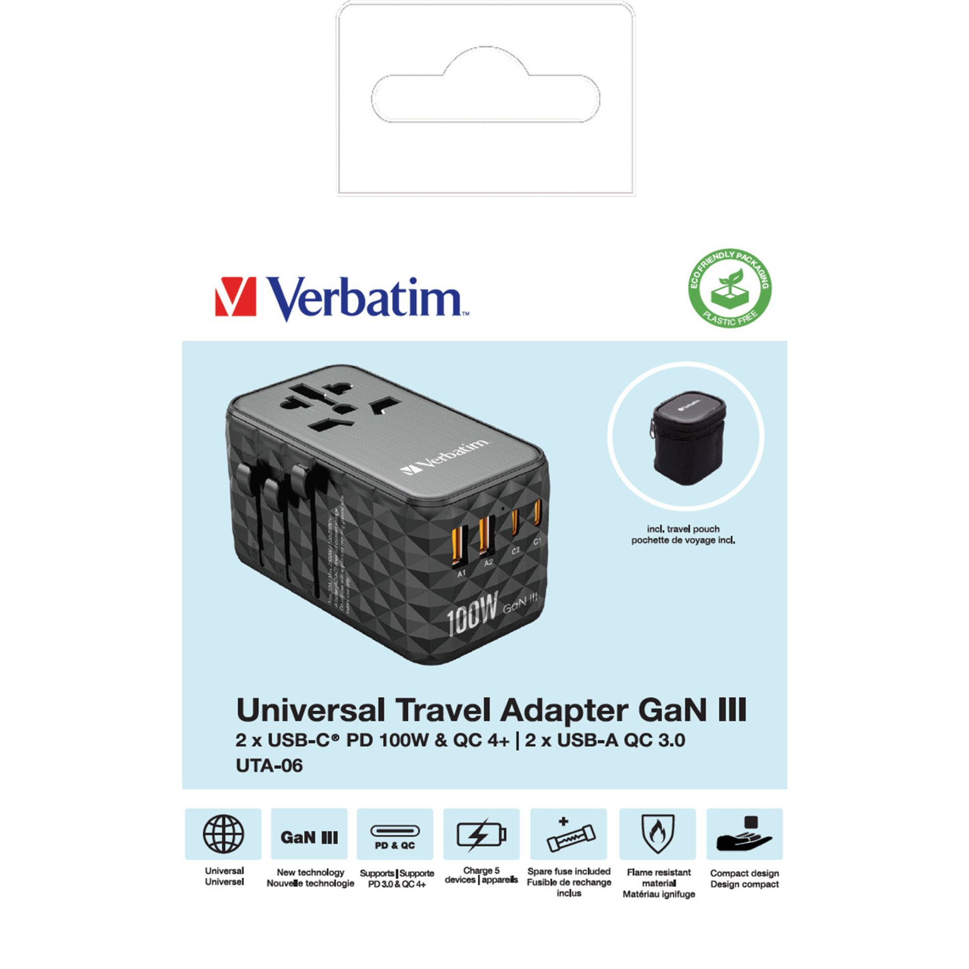 Ladegerät Universal Travel 100W