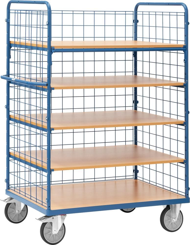 FETRA Etagenwagen 8453-1 mit 5 Böden H1200xø800mm
