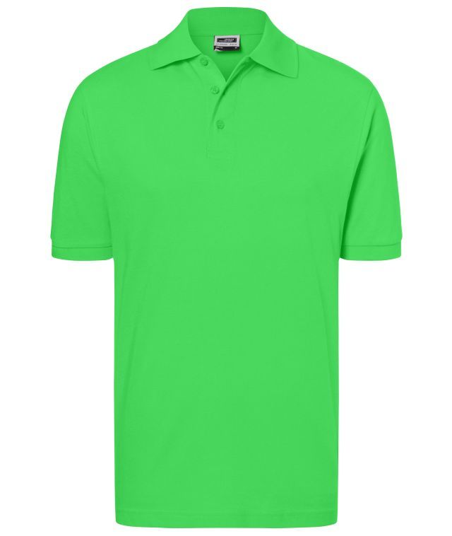 Classic Polo Hochwertiges Polohemd mit Armbündchen grün, Gr. M