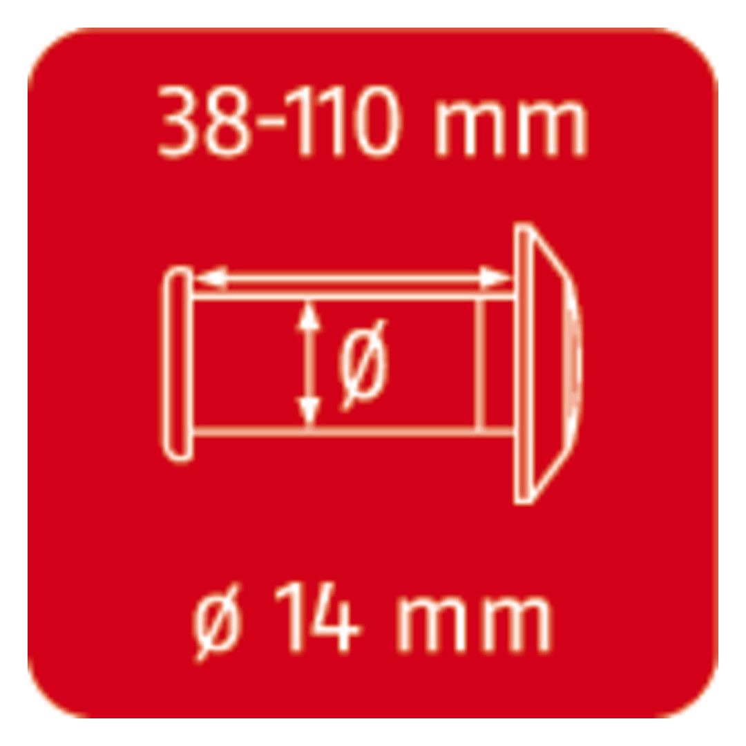 ABUS Digitaler Türspion DTS3214rec, mit Nachtsicht