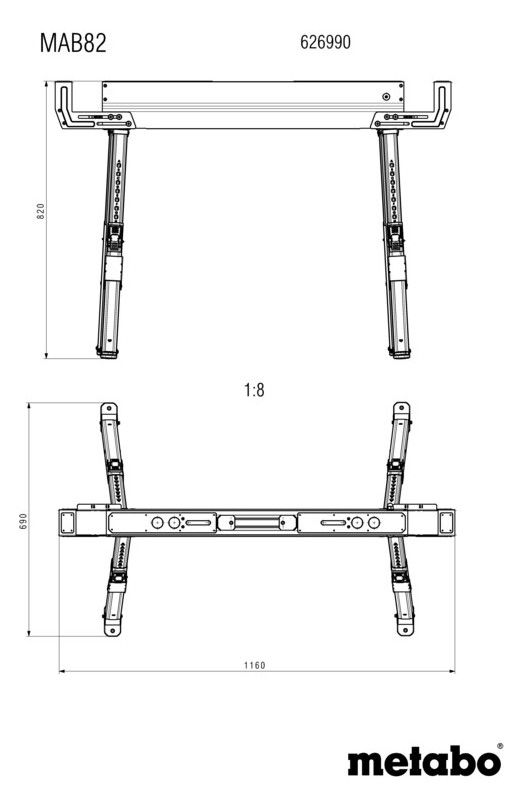 METABO Arbeitsbockset