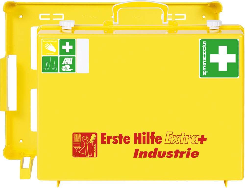 Erste-Hilfe-Koffer Extra+Industrie, DIN 13157,gelb