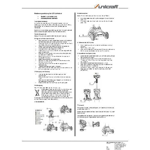 LED Lichtsäule Unicraft LLS 23000-2 AC